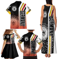 Germany Football Family Matching Tank Maxi Dress and Hawaiian Shirt Die Mannschaft Soccer - Road To Champion - Wonder Print Shop