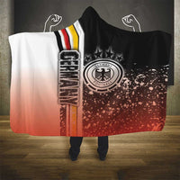 Germany Football Hooded Blanket Die Mannschaft Soccer - Road To Champion - Wonder Print Shop