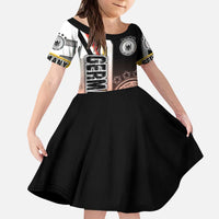Germany Football Kid Short Sleeve Dress Die Mannschaft Soccer - Road To Champion - Wonder Print Shop