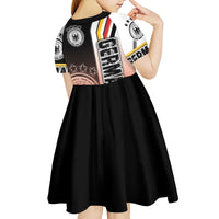 Germany Football Kid Short Sleeve Dress Die Mannschaft Soccer - Road To Champion - Wonder Print Shop