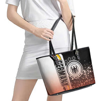 Germany Football Leather Tote Bag Die Mannschaft Soccer - Road To Champion