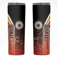 Germany Football Skinny Tumbler Die Mannschaft Soccer - Road To Champion - Wonder Print Shop