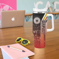 Germany Football Tumbler With Handle Die Mannschaft Soccer - Road To Champion - Wonder Print Shop