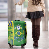 Brazil Football Luggage Cover Selecao Soccer - Road To Champion - Wonder Print Shop