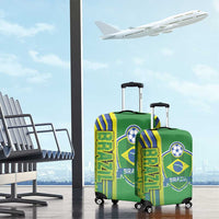Brazil Football Luggage Cover Selecao Soccer - Road To Champion - Wonder Print Shop