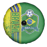Brazil Football Spare Tire Cover Selecao Soccer - Road To Champion - Wonder Print Shop