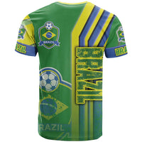 Brazil Football T Shirt Selecao Soccer - Road To Champion - Wonder Print Shop