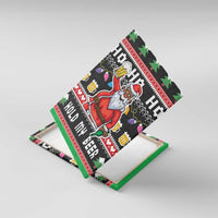Ho Ho Ho Hold My Beer Santa African Canvas Wall Art Laugh With Beer On Christmas - Wonder Print Shop