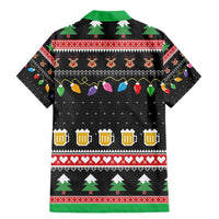 Ho Ho Ho Hold My Beer Santa African Family Matching Mermaid Dress and Hawaiian Shirt Laugh With Beer On Christmas - Wonder Print Shop