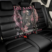 I Am The Storm Skeleton Roses Wings Back Car Seat Cover Skull Art - Wonder Print Shop