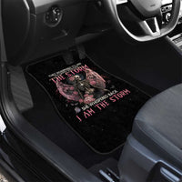 I Am The Storm Skeleton Roses Wings Car Mats Skull Art - Wonder Print Shop