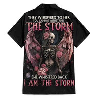 I Am The Storm Skeleton Roses Wings Family Matching Tank Maxi Dress and Hawaiian Shirt Skull Art - Wonder Print Shop