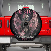 I Am The Storm Skeleton Roses Wings Spare Tire Cover Skull Art - Wonder Print Shop