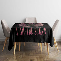 I Am The Storm Skeleton Roses Wings Tablecloth Skull Art - Wonder Print Shop