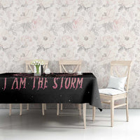 I Am The Storm Skeleton Roses Wings Tablecloth Skull Art - Wonder Print Shop