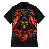 Not Everyone Likes Me Skull Reaper Family Matching Puletasi and Hawaiian Shirt - Wonder Print Shop