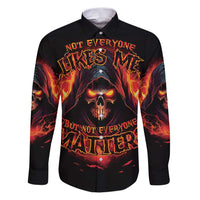 Not Everyone Likes Me Skull Reaper Family Matching Puletasi and Hawaiian Shirt - Wonder Print Shop