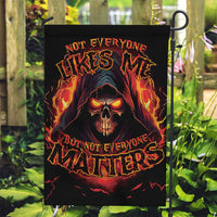 Not Everyone Likes Me Skull Reaper Garden Flag - Wonder Print Shop