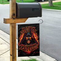 Not Everyone Likes Me Skull Reaper Garden Flag - Wonder Print Shop