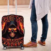 Not Everyone Likes Me Skull Reaper Luggage Cover - Wonder Print Shop