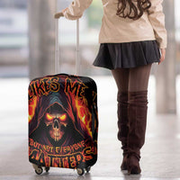 Not Everyone Likes Me Skull Reaper Luggage Cover - Wonder Print Shop