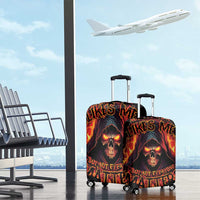 Not Everyone Likes Me Skull Reaper Luggage Cover - Wonder Print Shop