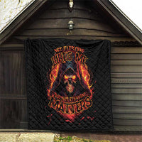 Not Everyone Likes Me Skull Reaper Quilt - Wonder Print Shop