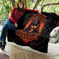 Not Everyone Likes Me Skull Reaper Quilt - Wonder Print Shop