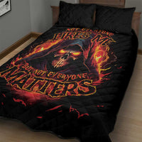 Not Everyone Likes Me Skull Reaper Quilt Bed Set - Wonder Print Shop