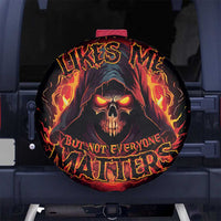 Not Everyone Likes Me Skull Reaper Spare Tire Cover - Wonder Print Shop