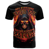 Not Everyone Likes Me Skull Reaper T Shirt - Wonder Print Shop