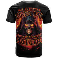 Not Everyone Likes Me Skull Reaper T Shirt - Wonder Print Shop
