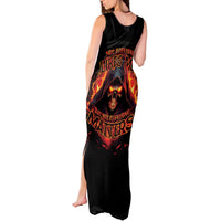 Not Everyone Likes Me Skull Reaper Tank Maxi Dress - Wonder Print Shop