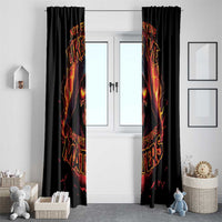 Not Everyone Likes Me Skull Reaper Window Curtain - Wonder Print Shop