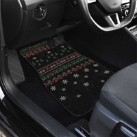 Santa Claus With African Traditional Costume Car Mats Christmas - Wonder Print Shop