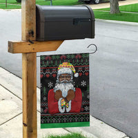 Santa Claus With African Traditional Costume Garden Flag Christmas - Wonder Print Shop