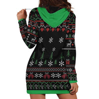 Santa Claus With African Traditional Costume Hoodie Dress Christmas - Wonder Print Shop