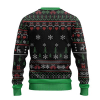 Santa Claus With African Traditional Costume Ugly Christmas Sweater Christmas - Wonder Print Shop