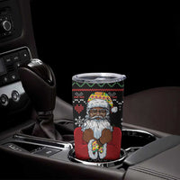 Santa Claus With African Traditional Costume Tumbler Cup Christmas - Wonder Print Shop