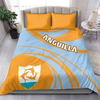 Anguilla Bedding Set Coat Of Arms Cricket Style - Wonder Print Shop