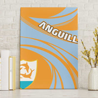 Anguilla Canvas Wall Art Coat Of Arms Cricket Style - Wonder Print Shop
