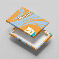 Anguilla Canvas Wall Art Coat Of Arms Cricket Style - Wonder Print Shop