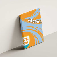 Anguilla Canvas Wall Art Coat Of Arms Cricket Style - Wonder Print Shop
