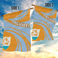Anguilla Garden Flag Coat Of Arms Cricket Style - Wonder Print Shop