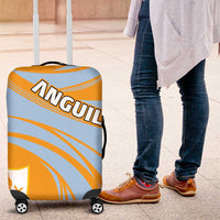 Anguilla Luggage Cover Coat Of Arms Cricket Style - Wonder Print Shop