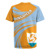 Anguilla Rugby Jersey Coat Of Arms Cricket Style - Wonder Print Shop