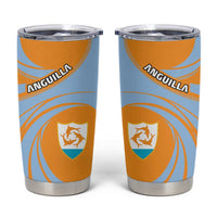 Anguilla Tumbler Cup Coat Of Arms Cricket Style - Wonder Print Shop