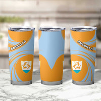 Anguilla Tumbler Cup Coat Of Arms Cricket Style - Wonder Print Shop