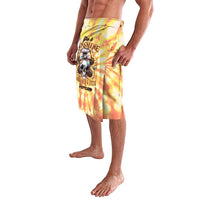 She Is Sunshine Skull Lavalava Tie Dye Yellow - Wonder Print Shop