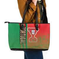 Portugal Football Leather Tote Bag Selecao das Quinas Soccer - Road To Champion